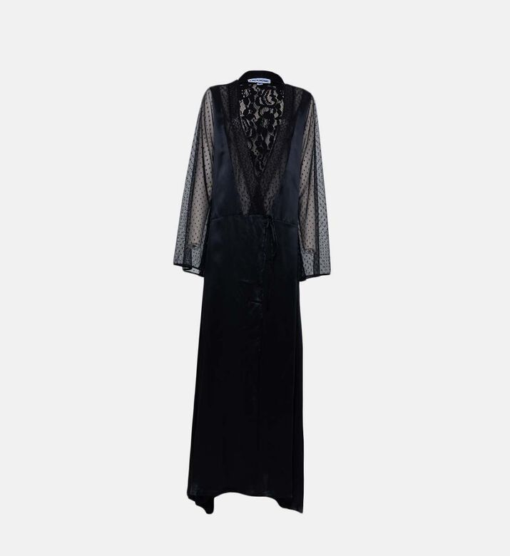 Moon Silk Tulle Sleeves Robe