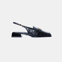 Leather Slingback Sandals