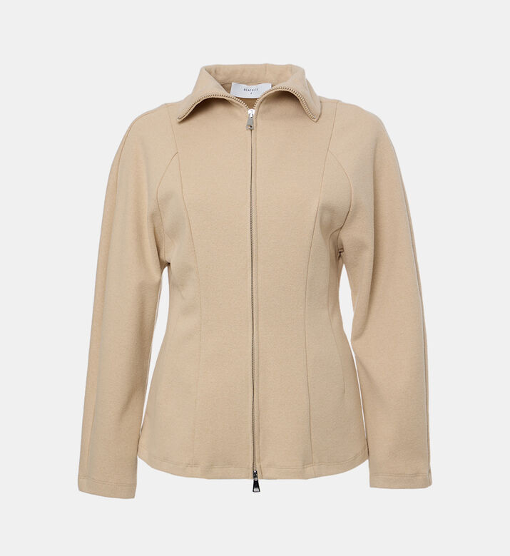 Zip Fastening Long-sleeve Jacket