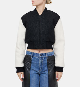 Felisa Cropped Varsity Jacket Felisa Cropped Varsity Jacket