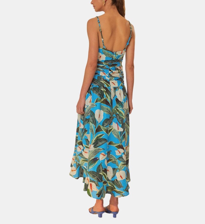 Anthurium Garden Lenzing Ecovero Euroflax Maxi Dress Anthurium Garden Lenzing Ecovero Euroflax Maxi Dress
