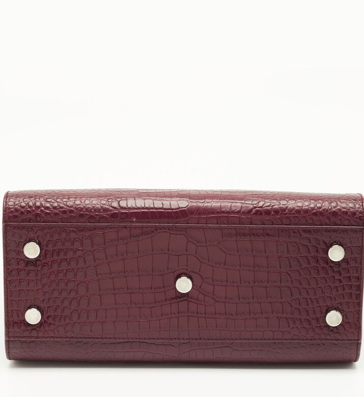 Yves Saint Laurent Saint Laurent Croc-embossed Leather Classic Tote Bag, Packshot View