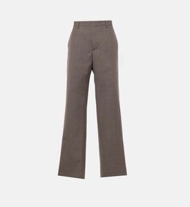 Wool Tailored-fit Suit Pants