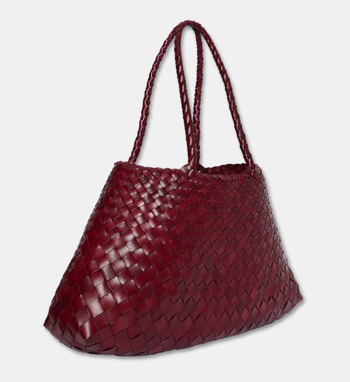 Dragon Diffusion Santa Croce Big Leather Bag, Burgundy, Packshot View