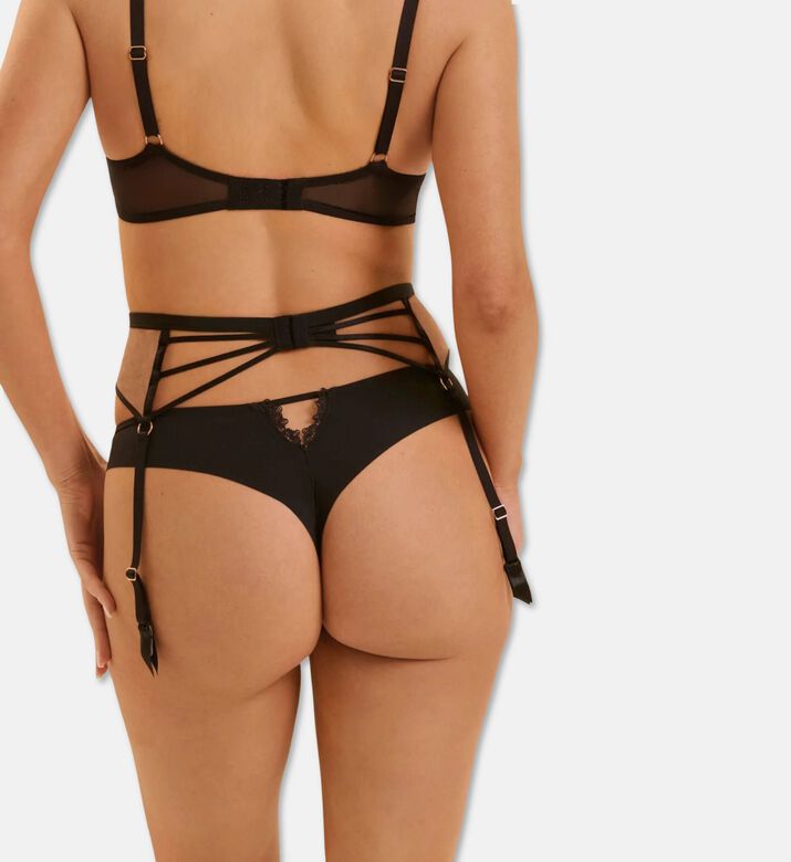 Simone Perele Suspenders Tulle, Model View