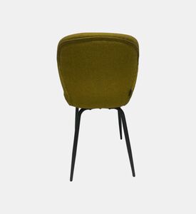 Home Deco and More Tong Dining Chair, Mustard, Packshot View