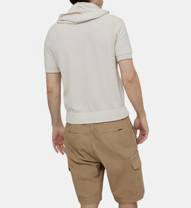 جاكيت قطن بغطاء رأس ميكرو ريب