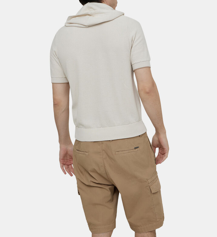 جاكيت قطن بغطاء رأس ميكرو ريب