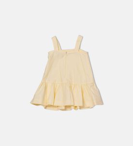 La Mia Bambina Embroidered Square-neck Dress, Packshot View