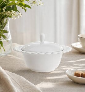 Thun Giulietta Carved Sugar Bowl, Model View