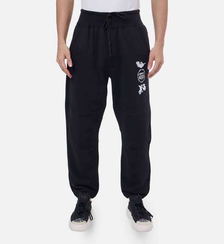 Embroidered Logo Drawstring Waist Paneled Tracksuit Pants