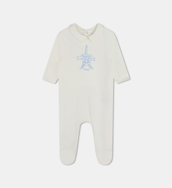 بيجامة بطبعة علامة تجارية على كاملها