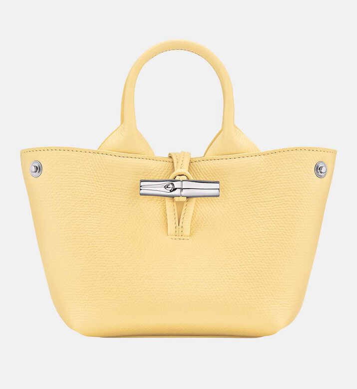 Leather Embroidered Logo Xs Handbag