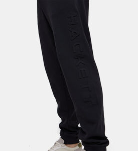 بنطال رياضي منقوش برباط خصر بشعار