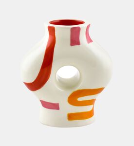 حاملة شموع سيراميك بفتحة وسطية