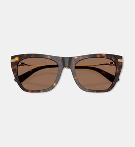 Dolce & Gabbana Square-shaped Gold Metal Acetate Sunglasses, Terracotta, Packshot View