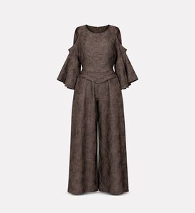 Poca and Poca Cut-out Detail Long-sleeve Jumpsuit, Packshot View