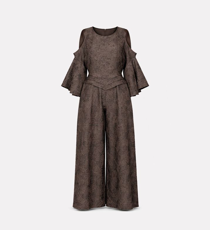 Poca and Poca Cut-out Detail Long-sleeve Jumpsuit, Packshot View