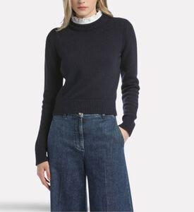 Luisa Spagnoli Pullover, Blue, L, Model View