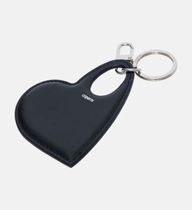 Leather Heart-shape Keychain
