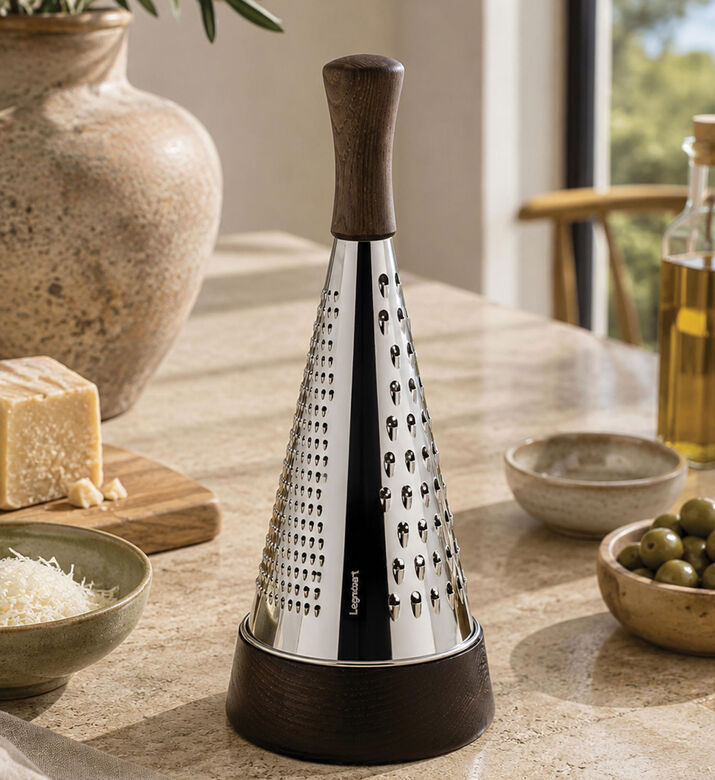 Legnoart Conico Steel Cheese Grater, Packshot View