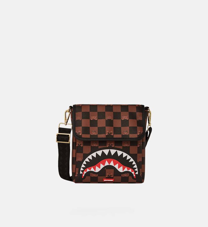 Casual Check Pattern Sling Bag