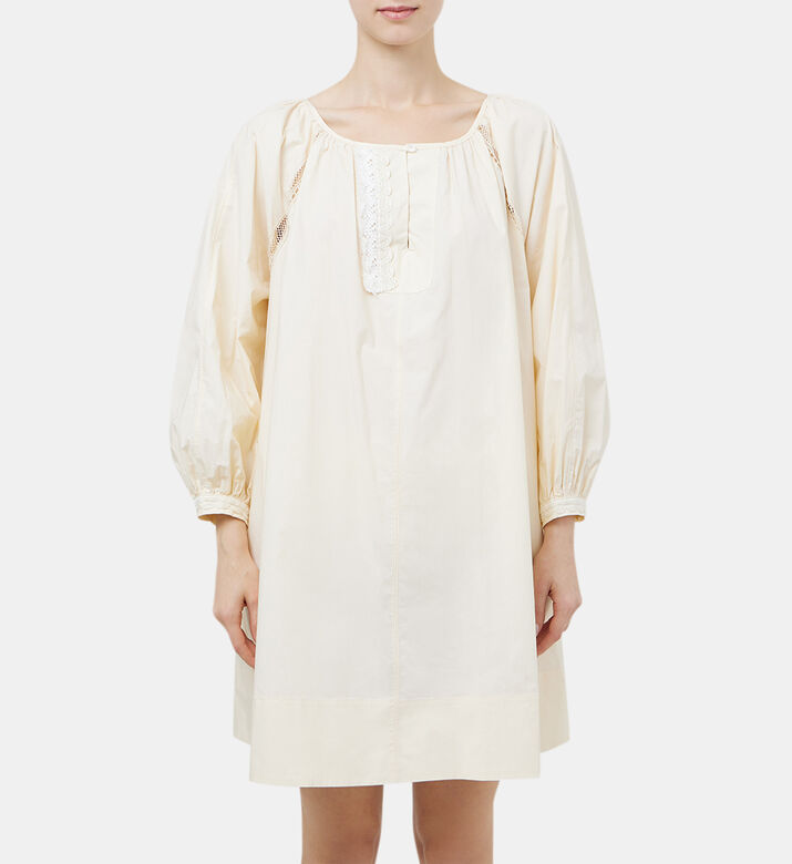 Contemporary Cotton Poplin Short Dress Contemporary Cotton Poplin Short Dress