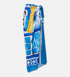 Karla Vivian Printed Wrap Pareo, Packshot View