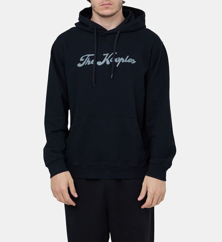 هودي فضفاض بطبعة شعار هودي فضفاض بطبعة شعار