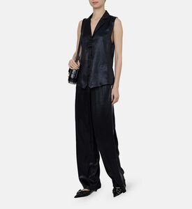 Sefana Silk Buttoned Vest