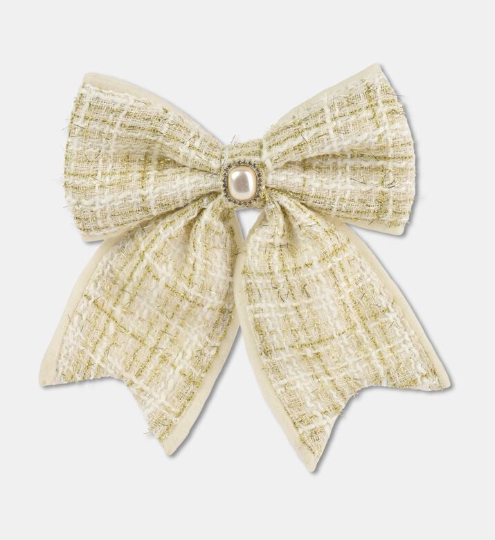 Kaemingk Bow Polyester Strass Stone, Cream, 20-cm, Packshot View