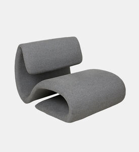 Dan Form Dubna Boucle Fabric Lounge Chair, Packshot View