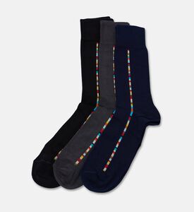 Paul Smith Multi-colored Polka-dot Ribbed Socks, Packshot View
