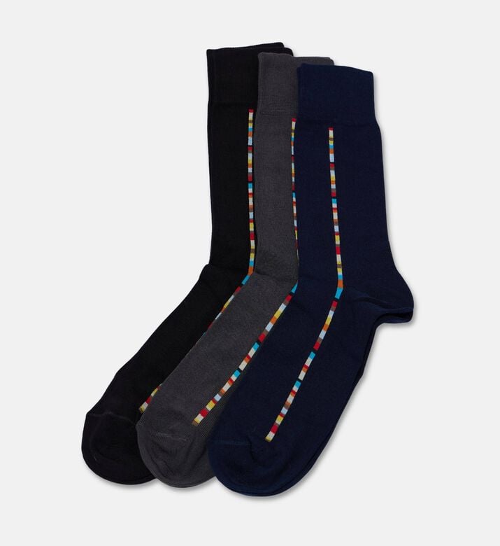 Paul Smith Multi-colored Polka-dot Ribbed Socks, Packshot View