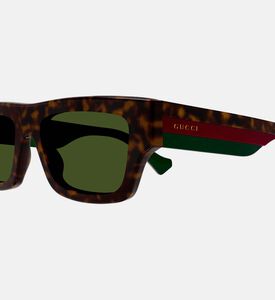 نظارة شمسية مربعة بنقشة التورتويس شيل 55