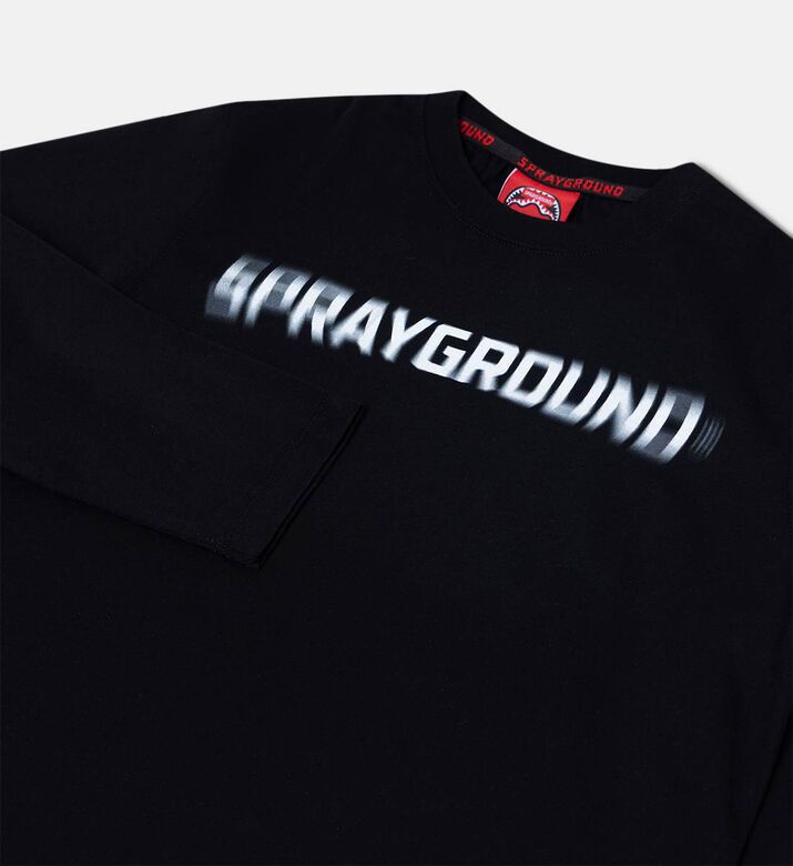 تيشيرت بأكمام طويلة بتأثير بوكيه