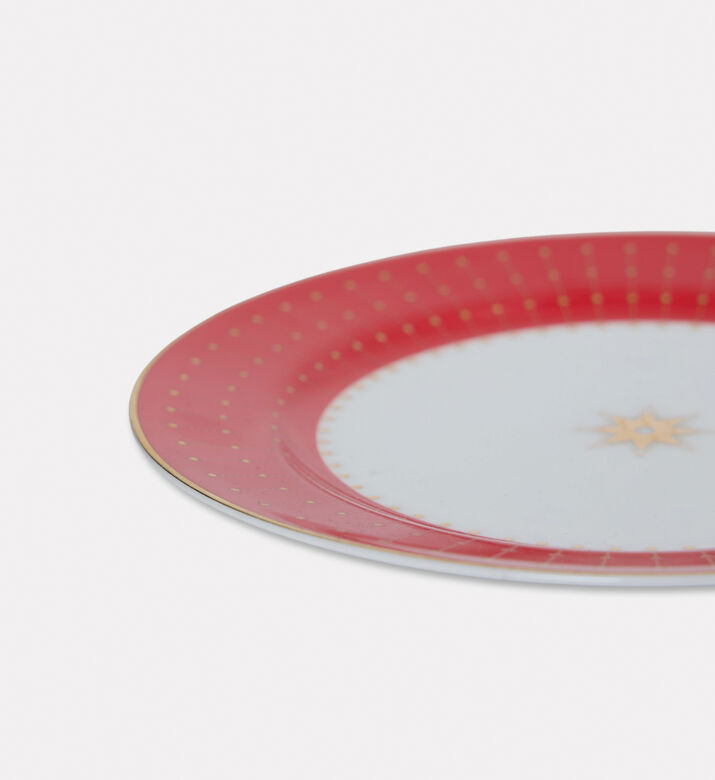 Imperial Gold Star Motif Bold Rim Circular Plate, Packshot View