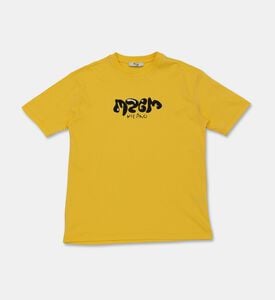 M S G M Logo-print Crewneck Regular-fit T-shirt, Packshot View