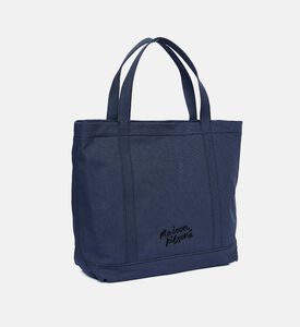 Canvas Tote Bag With Fox Head
