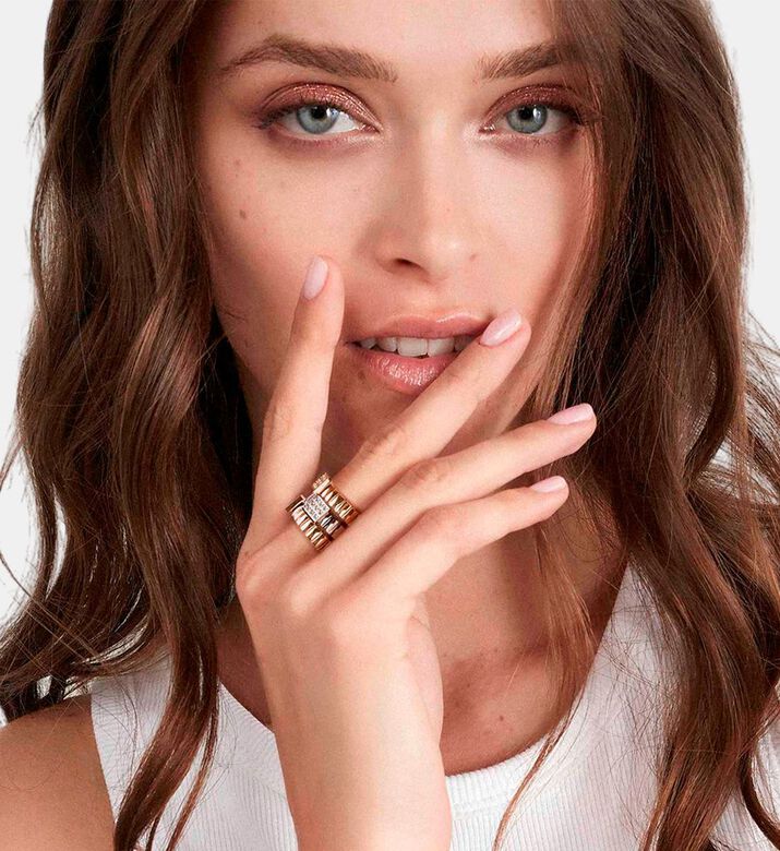 Square Shape Stretchable Ring