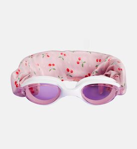 Pink Cherries Ultra-soft Band Swimming Goggles