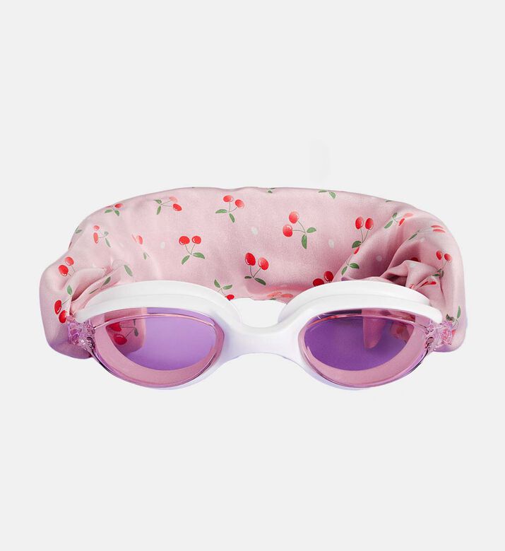 Pink Cherries Ultra-soft Band Swimming Goggles
