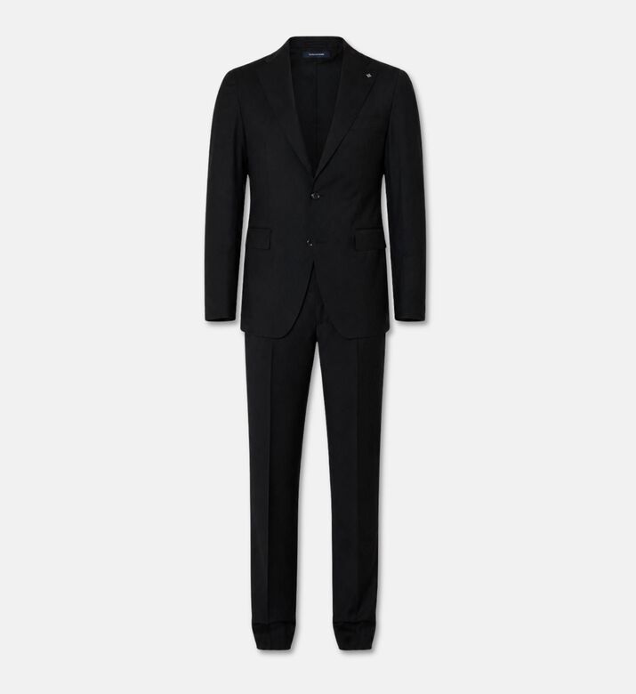 Tagliatore Two-piece Classic-fit Suit, Black, 58, Packshot View