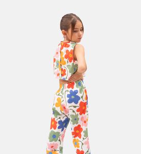 Maxi Flowers Rela Top Pants Set