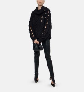 Mes Demoiselles Sweater, Black, M, Model View Mes Demoiselles Sweater, Black, M, Model View