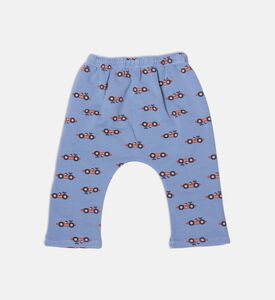 Bobo Choses Tractor-print Elasticated Waistband Pants, Packshot View Bobo Choses Tractor-print Elasticated Waistband Pants, Packshot View