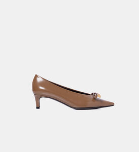 Roberto Festa Classic Pointed-toe Pumps, Brown, Eu-40, Packshot View