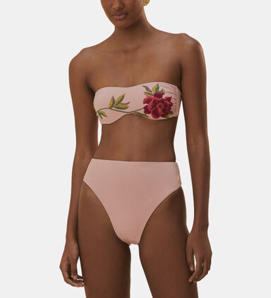 Rose High Waist Bikini Bottom