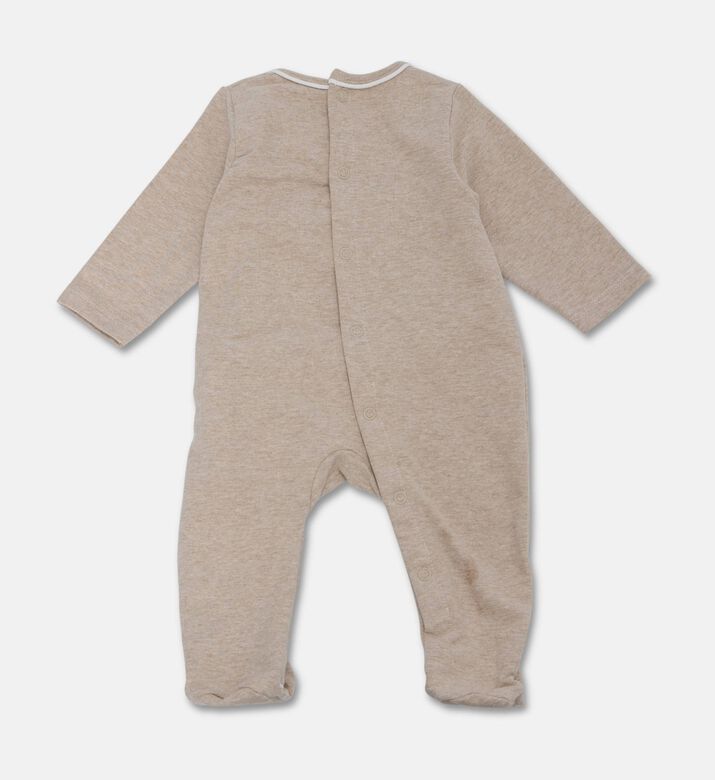 My First Collection Teddy Bear Quilted Romper, Packshot View