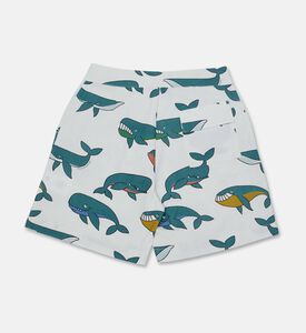 Stella McCartney Whale-print Cotton Shorts, Packshot View